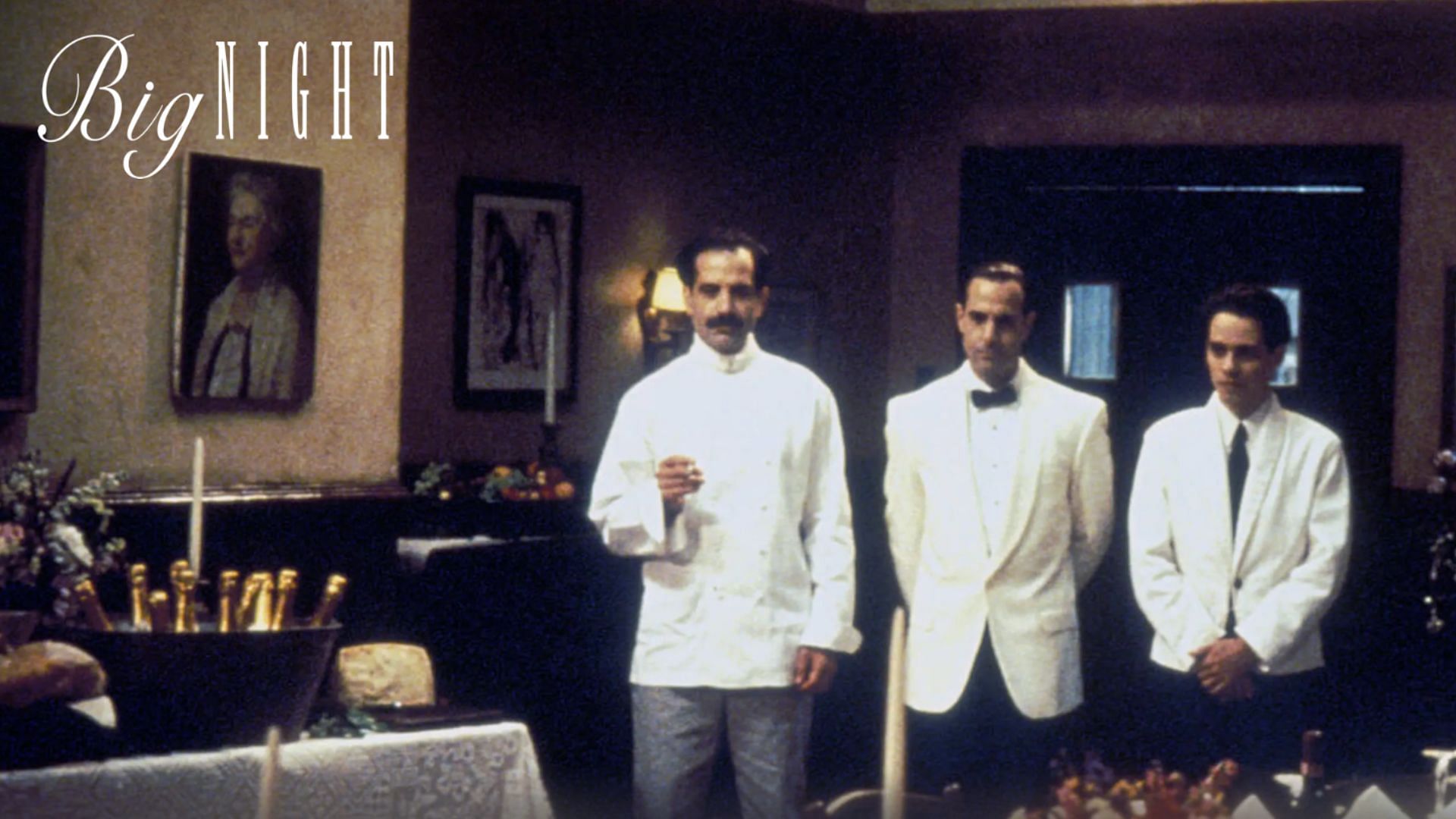 Big Night follows two Italian brothers trying to save their struggling restaurant (Image via Apple TV+)